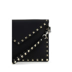 Valentino Garavani Black Calf Leather Bos Taurus Accessories
