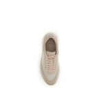 Chloé Beige Calf Leather Bos Taurus Platform Sneakers