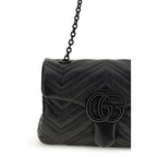 Gucci Black Calf Leather Bos Taurus Shoulder Bag