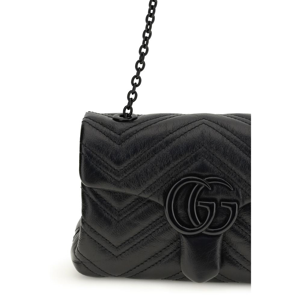Gucci Black Calf Leather Bos Taurus Shoulder Bag