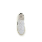 Veja White Calf Leather Bos Taurus Low Top Sneakers