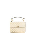 Valentino Garavani Beige Lamb Ovis Aries Aries Shoulder Bag