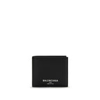 Balenciaga Black Calf Leather Bos Taurus Wallet