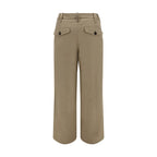 Brunello Cucinelli Beige Cotton Casual Pants