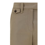 Brunello Cucinelli Beige Cotton Casual Pants