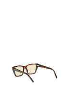 Saint Laurent Beige Acetate Sunglasses