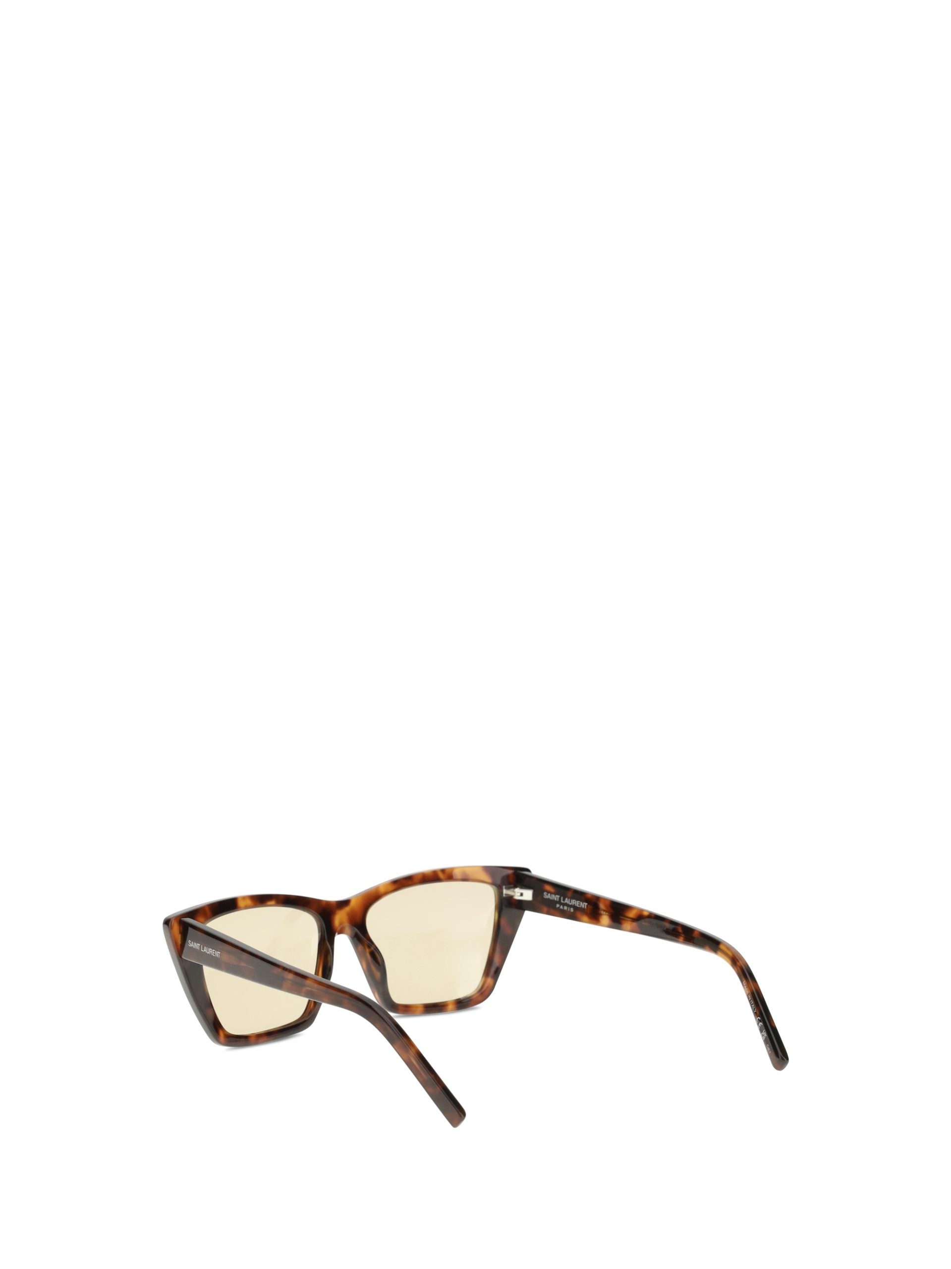 Saint Laurent Beige Acetate Sunglasses