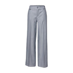 Street One Blue Polyester Casual Pants
