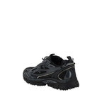 Off-White Black Polyester Athletic Sneakers
