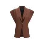 PINKO Brown Viscose Jacket