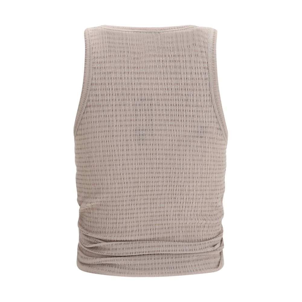 Magda Butrym Beige Lyocell T-Shirt