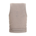 Magda Butrym Beige Lyocell T-Shirt