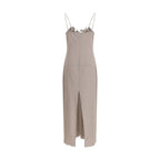 Magda Butrym Brown Lyocell Casual Dress