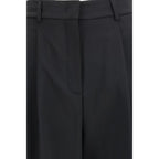 Max Mara Black Polyester Pants
