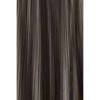 Max Mara Black Polyester Long Skirt
