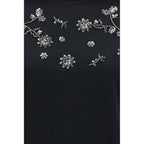 Max Mara Black Cotton T-Shirt