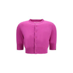 Extreme Cashmere Purple Cashmere Cardigan