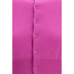 Extreme Cashmere Purple Cashmere Cardigan
