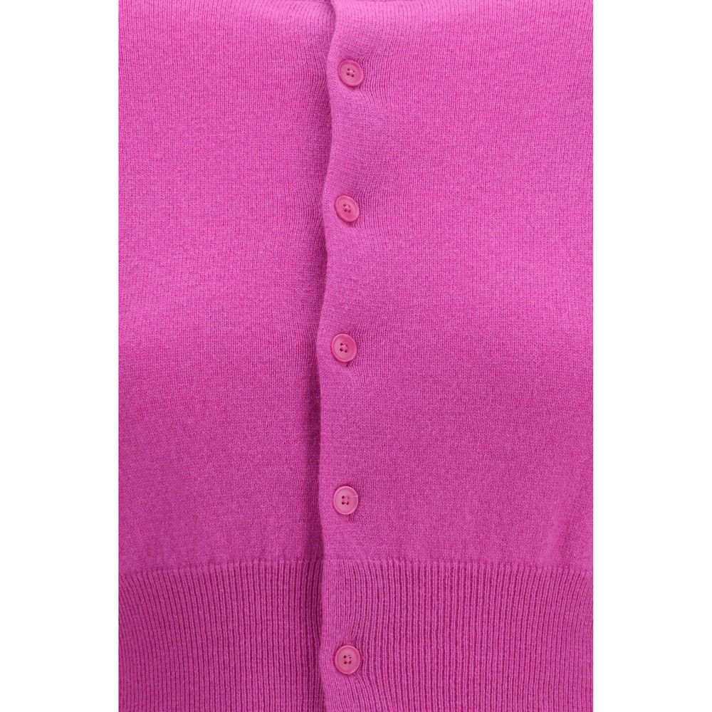 Extreme Cashmere Purple Cashmere Cardigan