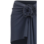 Magda Butrym Gray Polyamide Cover-Ups