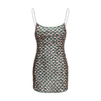 Oséree Multicolor Polyester Cocktail Dress