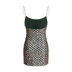 Oséree Multicolor Polyester Cocktail Dress