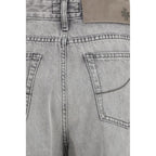 Jacob Cohen Gray Cotton Relaxed Fit Jeans