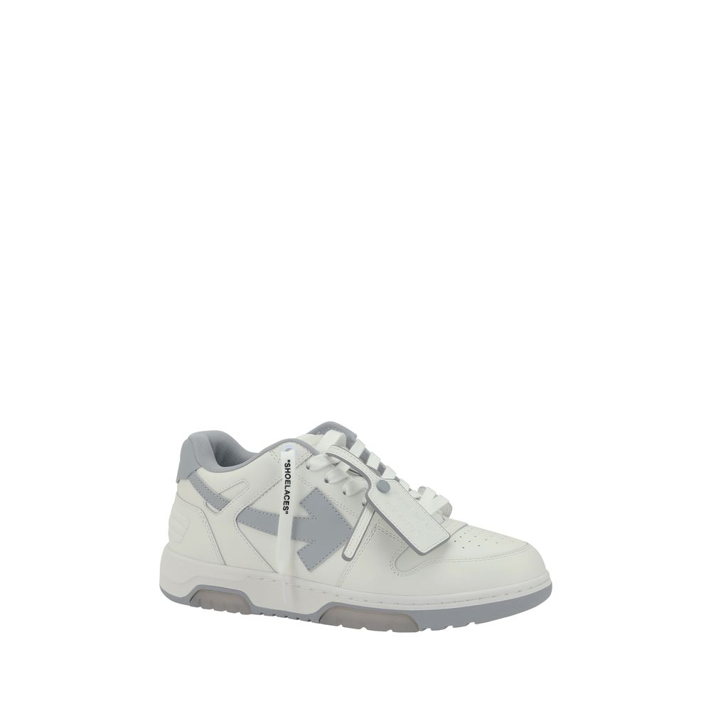 Off-White White Calf Leather Bos Taurus Low Top Sneakers