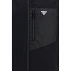 Prada Black Cotton Full-Length Jacket