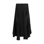 Our Legacy Black Lyocell Long Skirt