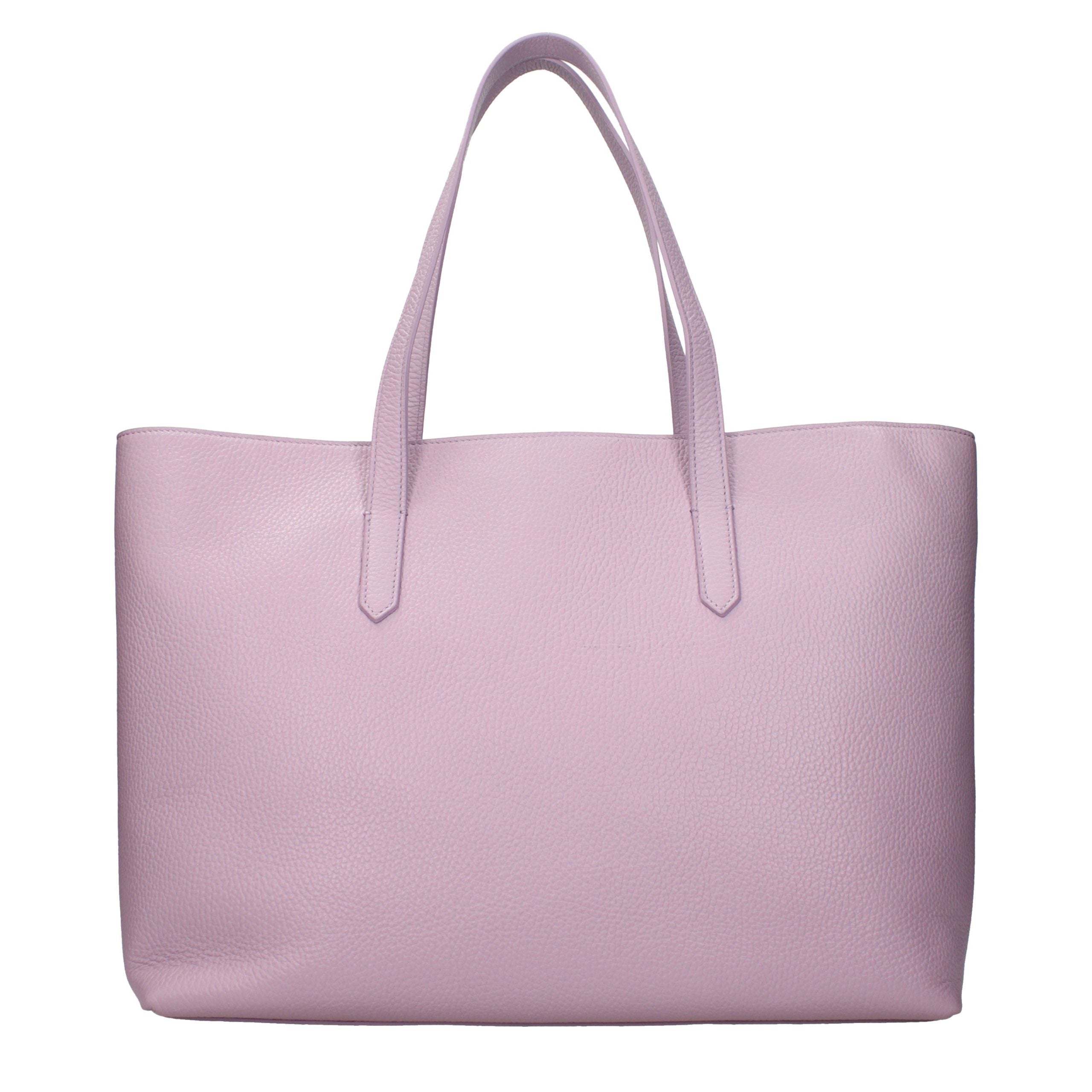 Roberto Cavalli Pink Leather Shoulder Bag