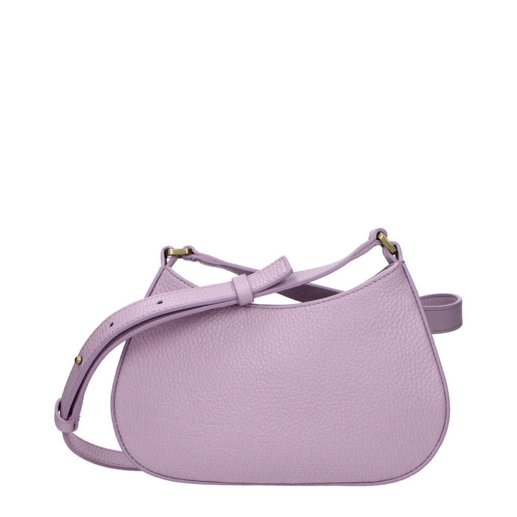 Roberto Cavalli Pink Leather Crossbody Bag