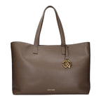 Roberto Cavalli Brown Leather Shoulder Bag