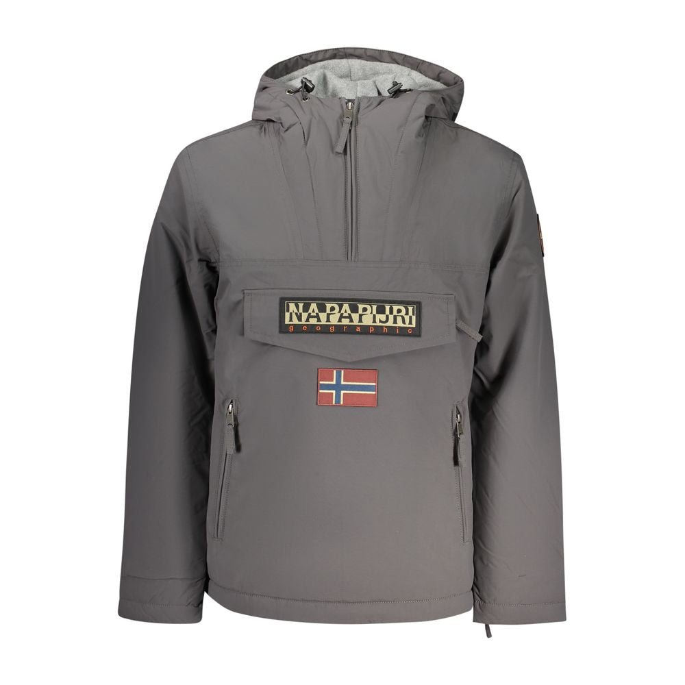 Napapijri Grigio Poliammide Men's Jacket