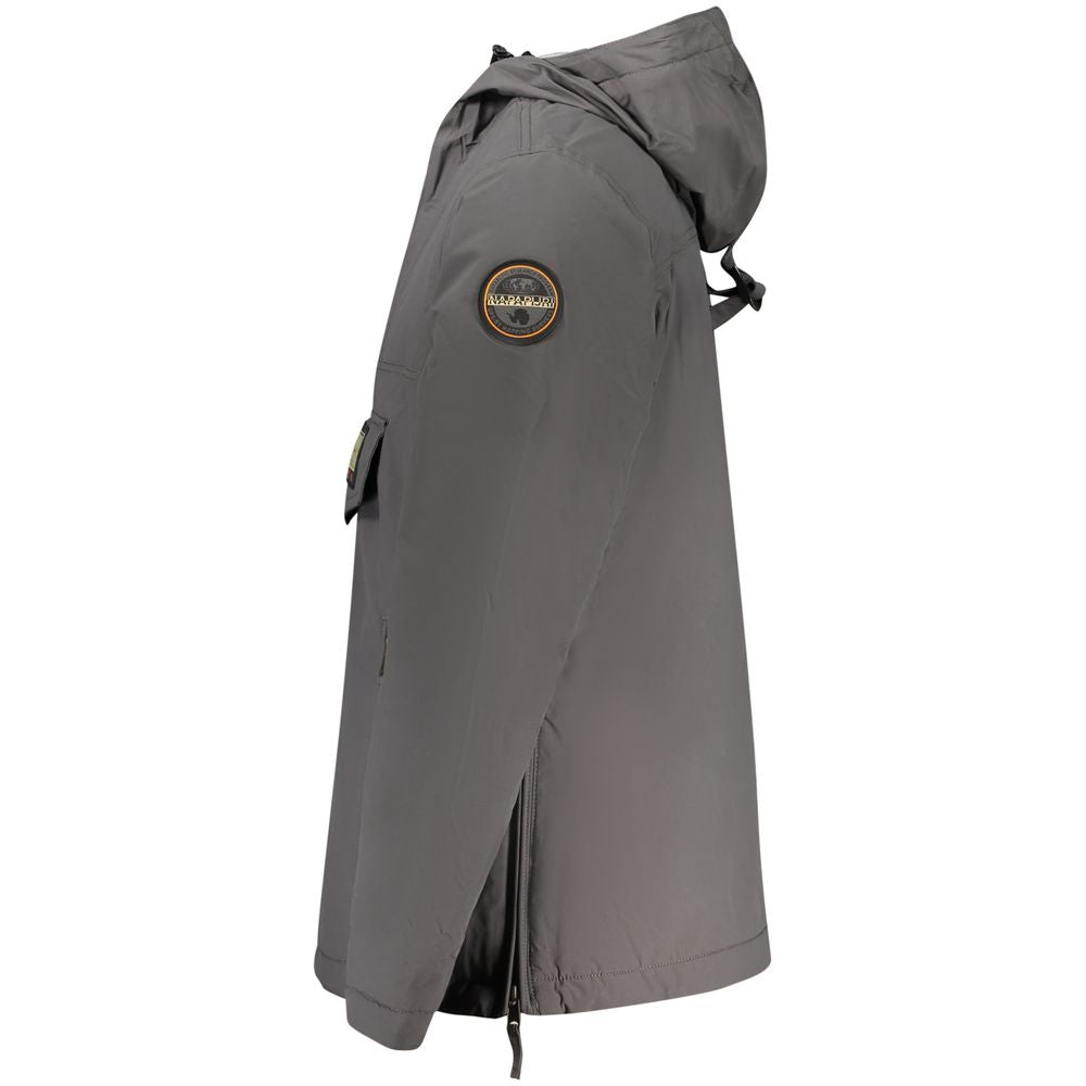 Napapijri Grigio Poliammide Men's Jacket
