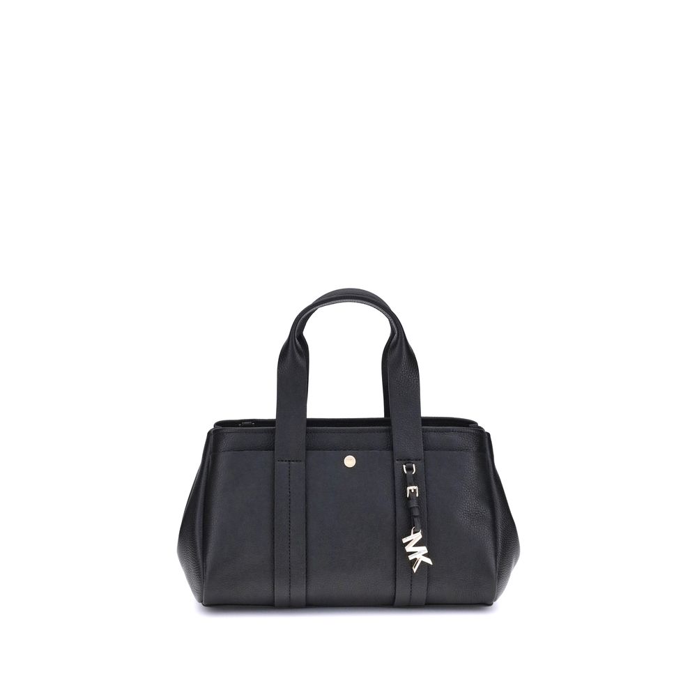 Michael Kors Black Calf Leather Bos Taurus Shoulder Bag