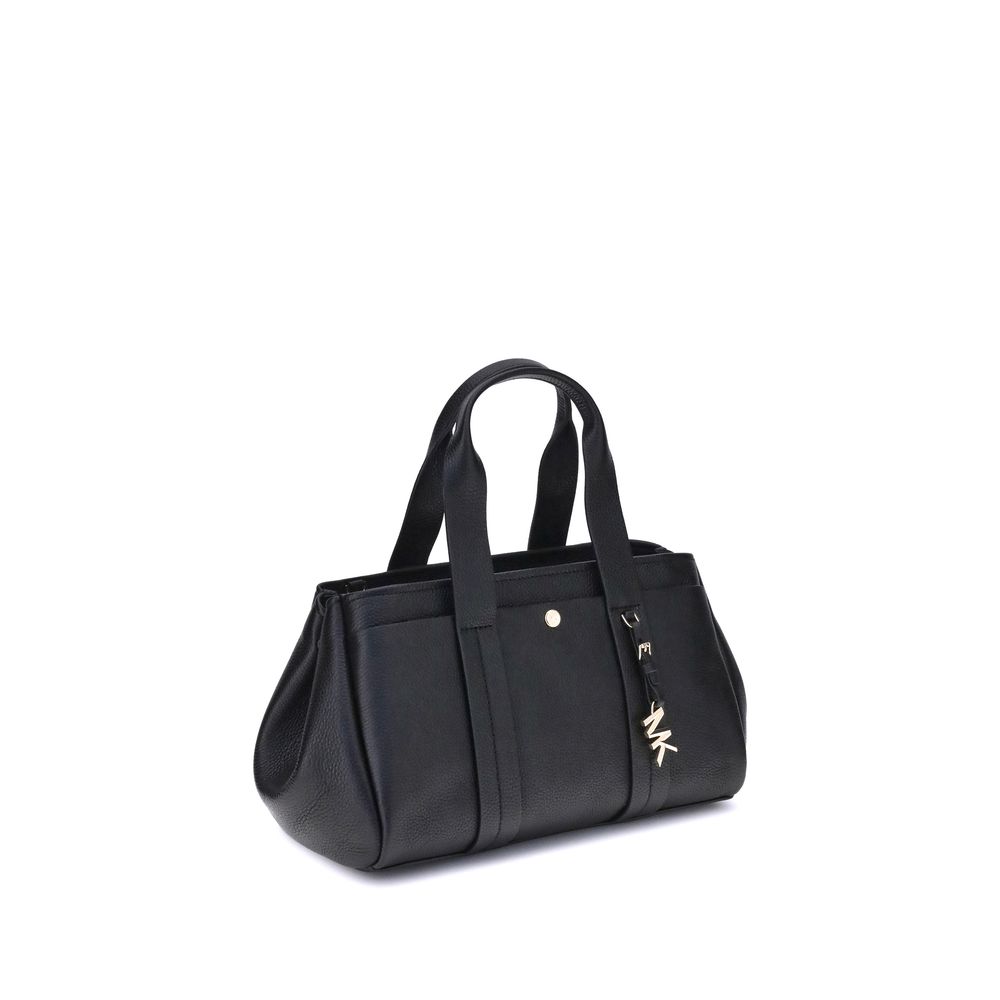 Michael Kors Black Calf Leather Bos Taurus Shoulder Bag