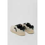 Colmar Black Leather Low Top Sneakers