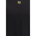 Fendi Black Cotton T-Shirt