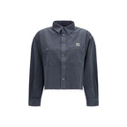 Miu Miu Gray Cotton Dress Shirt