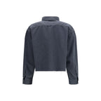 Miu Miu Gray Cotton Dress Shirt