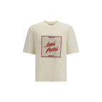 Ami Paris Beige Cotton T-Shirt