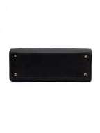 Jimmy Choo Black Avenue S Tote Leather Handbag