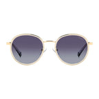 Polaroid Gold Stainless Steel Sunglasses