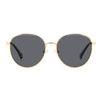 Polaroid Gold Metal Sunglasses