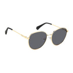 Polaroid Gold Metal Sunglasses