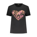 Desigual Nero Cotton Women T-Shirt