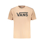 Vans Marrone Cotton Men T-Shirt