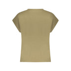 Pepe Jeans Green Organic Cotton Women T-Shirt