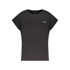 Pepe Jeans Black Organic Cotton Women T-Shirt